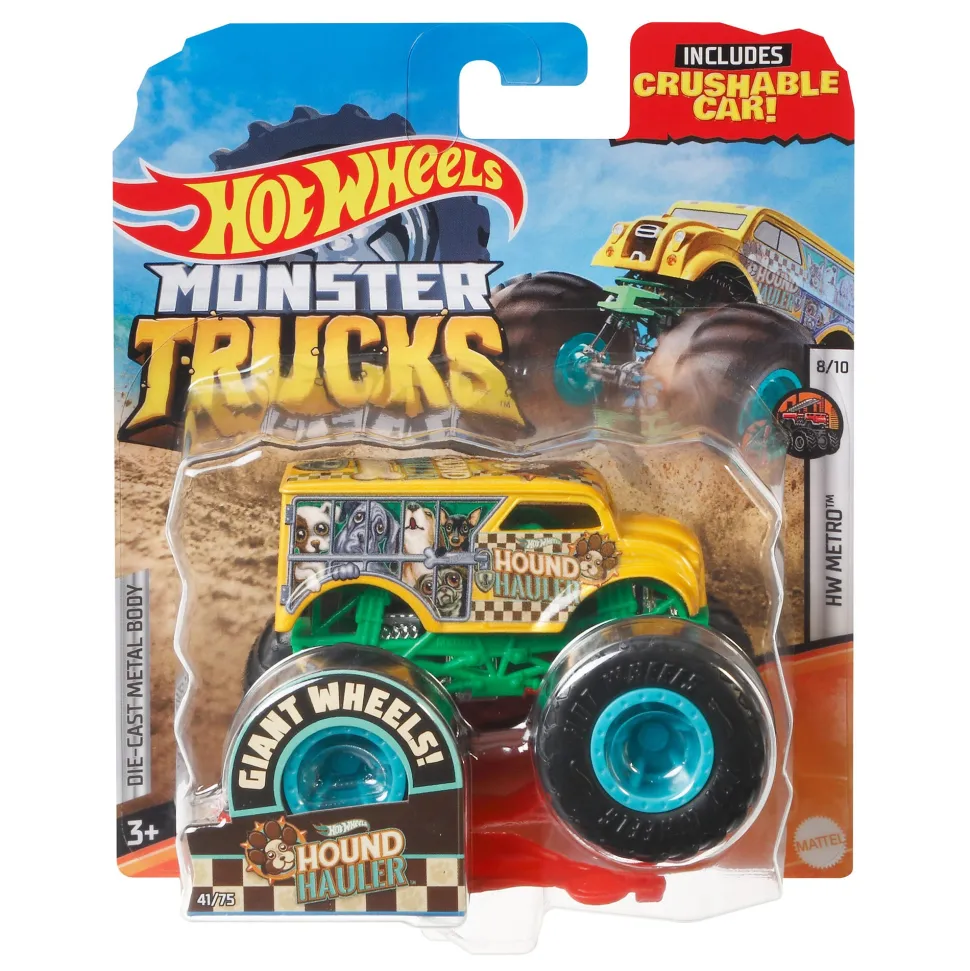 Hot Wheels Monster Trucks 1:64 Vehicle Assortment