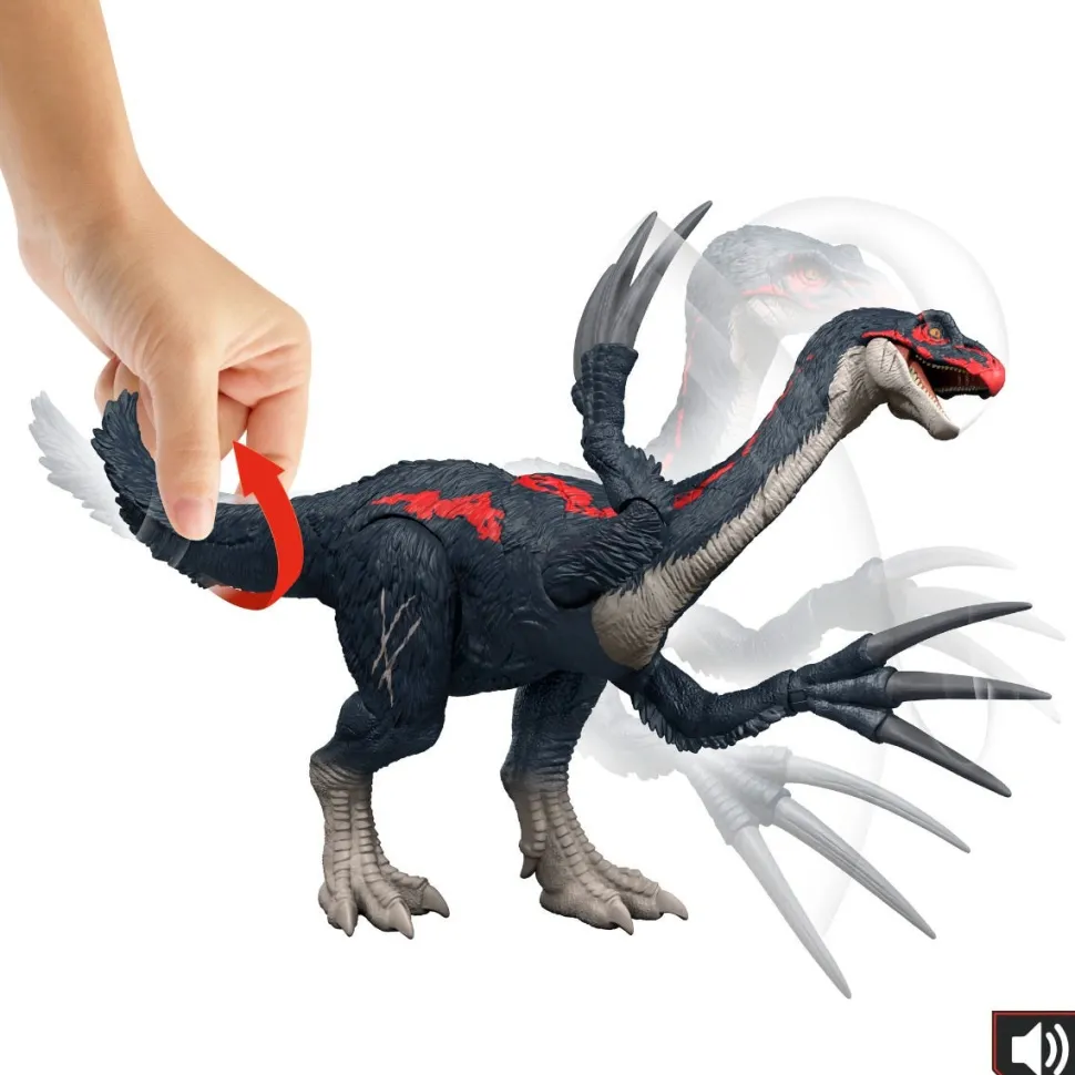 Jurassic World Chaos Theory Roar 'N Strike The Rizinosaurus