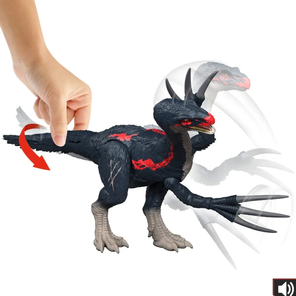 Jurassic World Chaos Theory Roar 'N Strike The Rizinosaurus