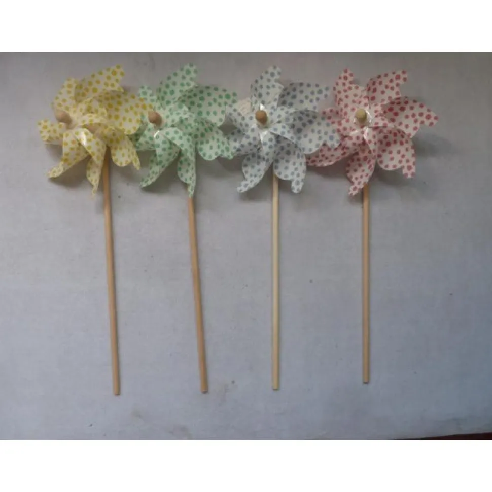 Kids Windmill - Coloured Polka