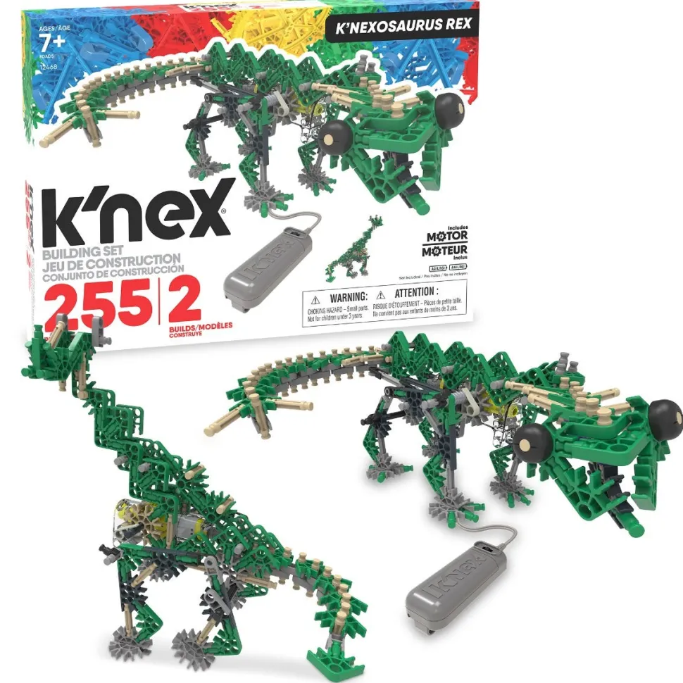 K'Nex Classics 2 Model - K'Nexosaurus Rex Building Set (Motorised)
