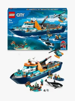 LEGO® 60368 City Arctic Explorer Ship, Big Floating Boat Toy