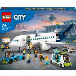 LEGO® 60367 City Passenger Aeroplane Toy & 4 Airport Vehicles
