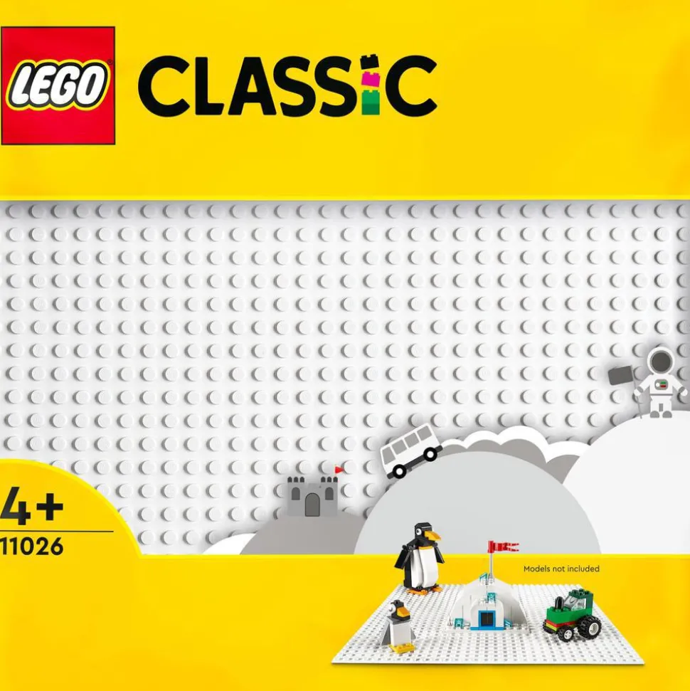 LEGO® 11026 Classic White Baseplate 32X32 Building Board