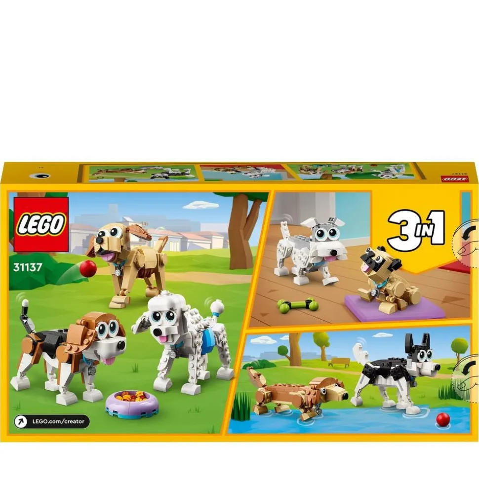 LEGO® 31137 Creator 3 in 1 Adorable Dogs Animal Figures Toys