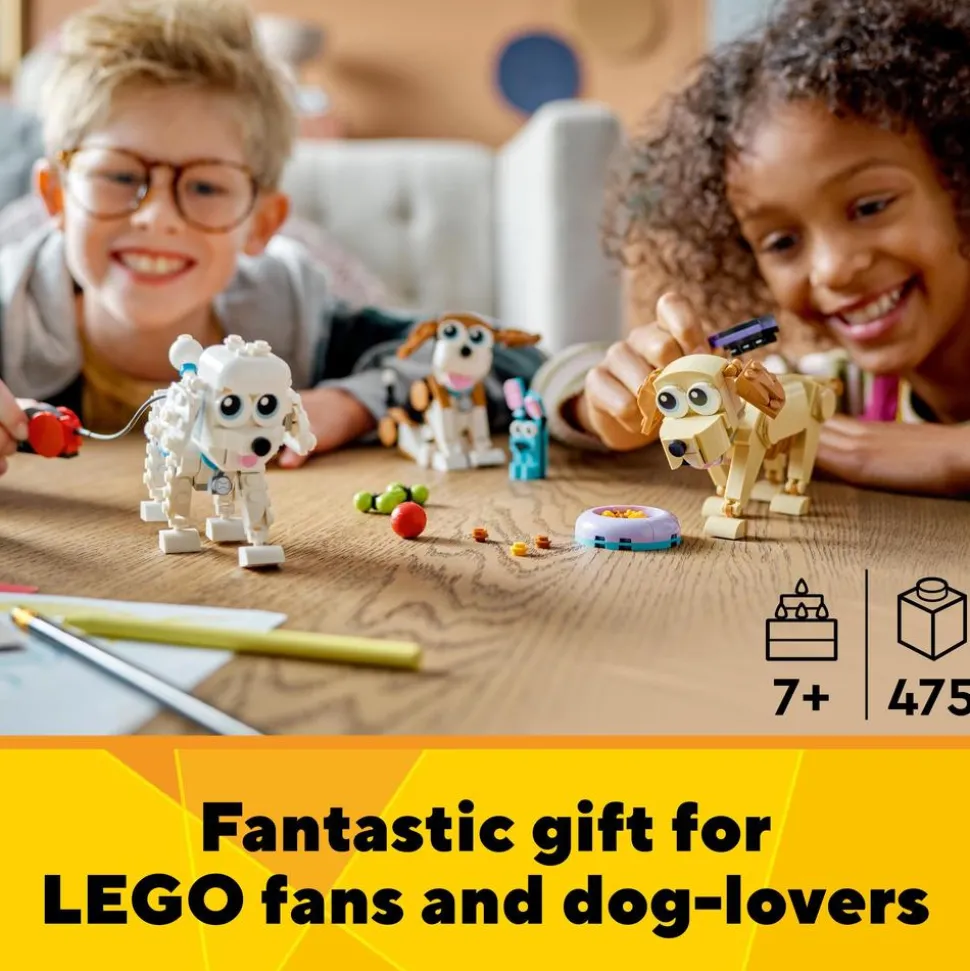LEGO® 31137 Creator 3 in 1 Adorable Dogs Animal Figures Toys