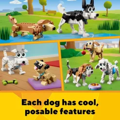 LEGO® 31137 Creator 3 in 1 Adorable Dogs Animal Figures Toys