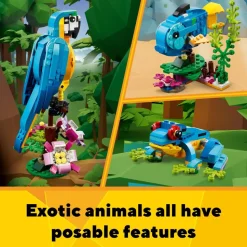 LEGO® 31136 Creator 3 in 1 Exotic Parrot Animals Building Toy