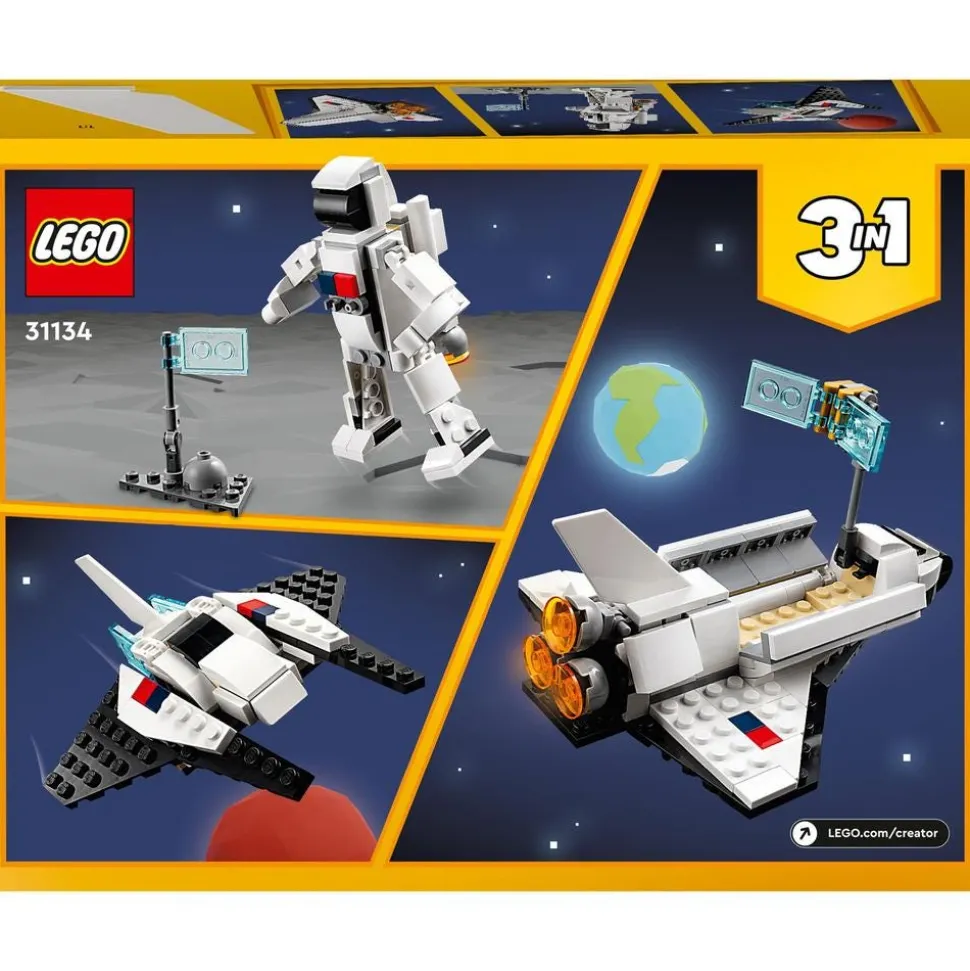 LEGO® 31134 Creator 3 in 1 Space Shuttle & Spaceship Toys