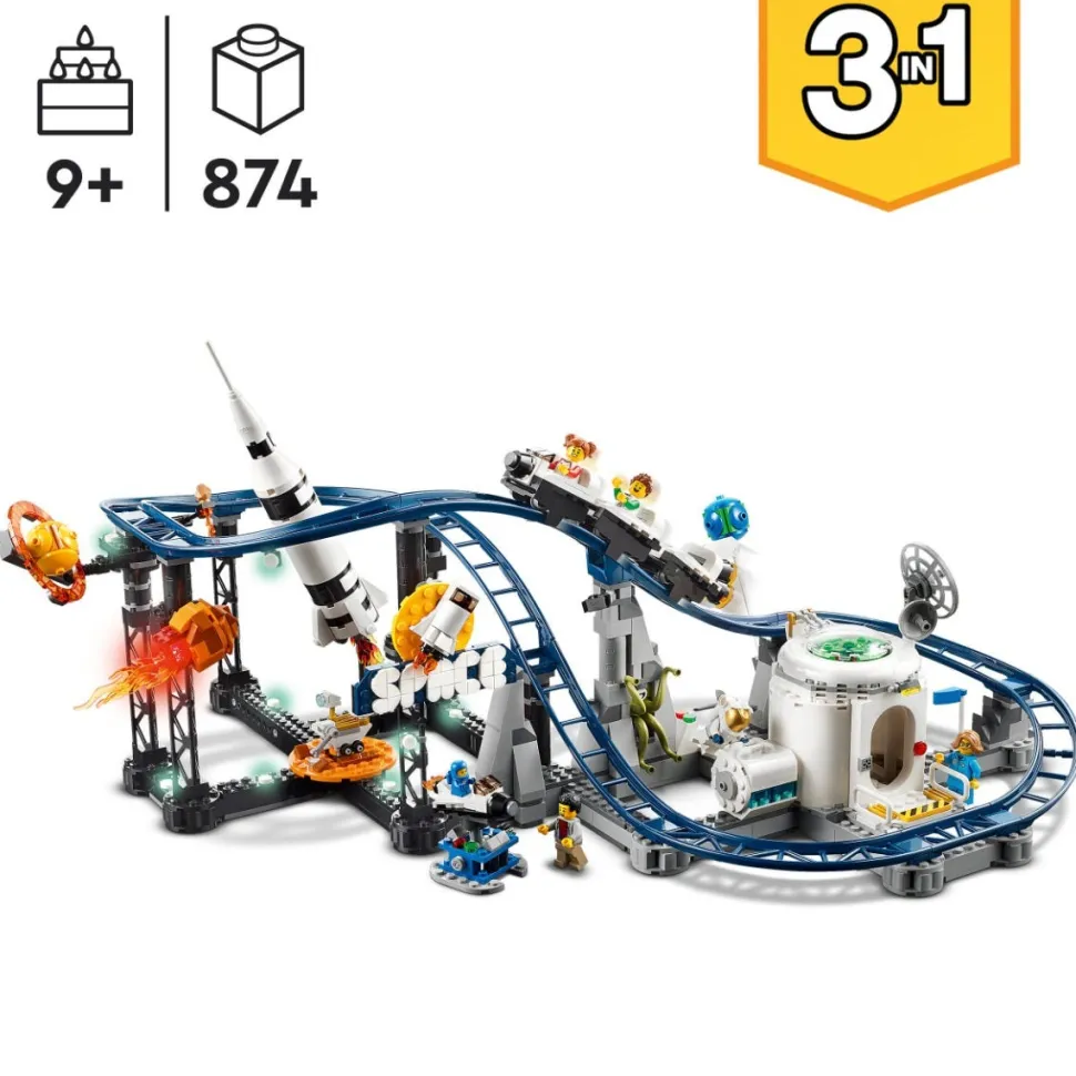 LEGO® 31142 Creator 3In1 Space Roller Coaster Funfair Set