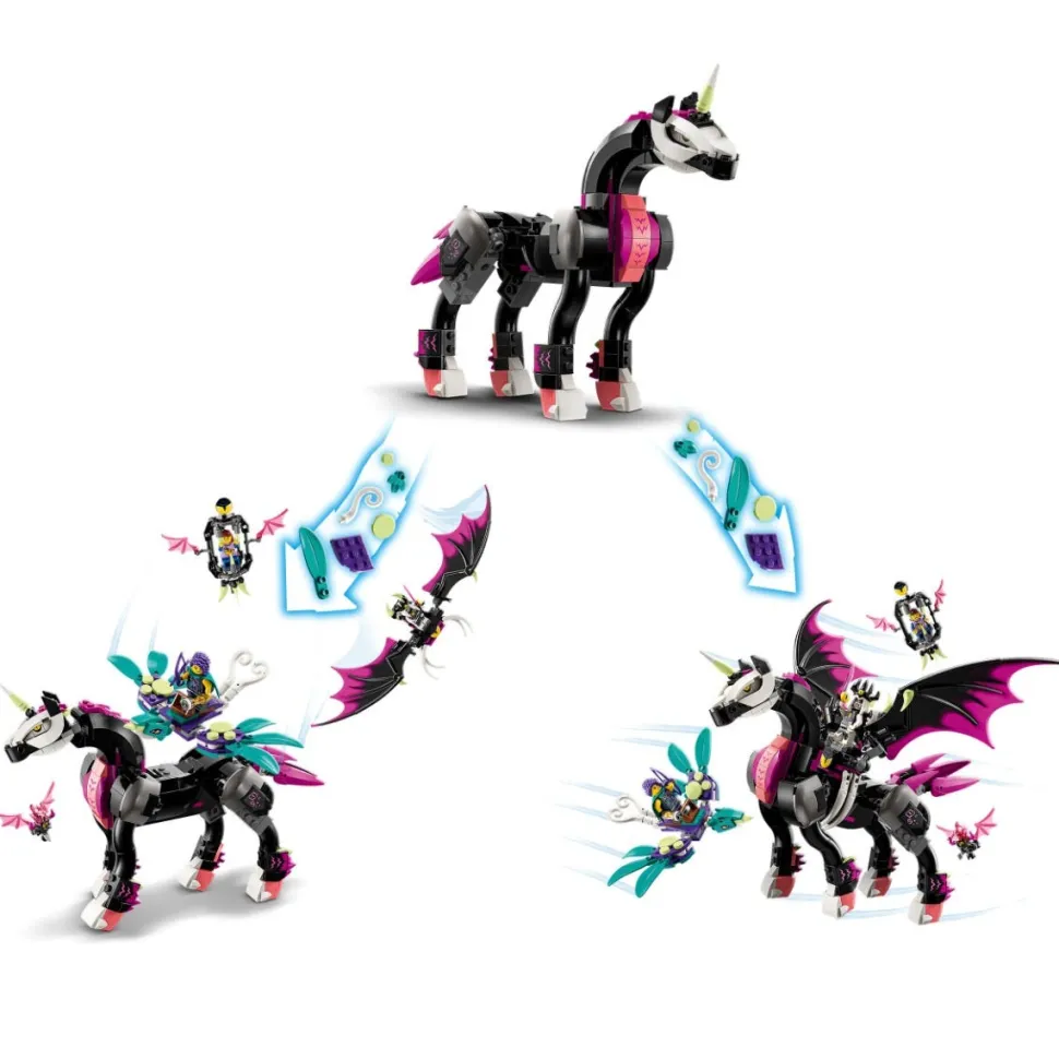 LEGO® 71457 Dreamzzz Pegasus Flying Horse Toy, 2In1 Creature