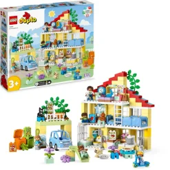 LEGO® 10994 DUPLO 3in1 Family House Toy for Toddlers Aged 3+