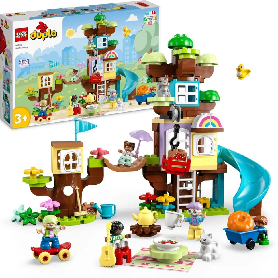 LEGO® 10993 DUPLO 3in1 Tree House Set with Animal Figures