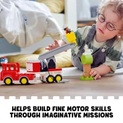 LEGO® 10969 Duplo Rescue Fire Engine Toy with Lights & Sound