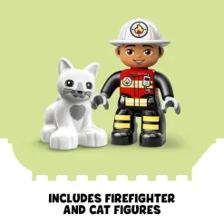 LEGO® 10969 Duplo Rescue Fire Engine Toy with Lights & Sound