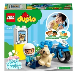 LEGO® 10967 Duplo Rescue Police Motorcycle Toy For Toddlers