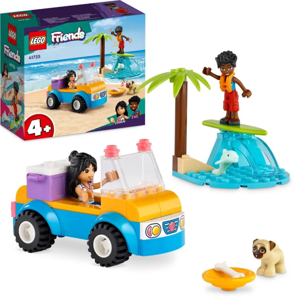LEGO® 41725 Friends Beach Buggy Fun Playset with Toy Car