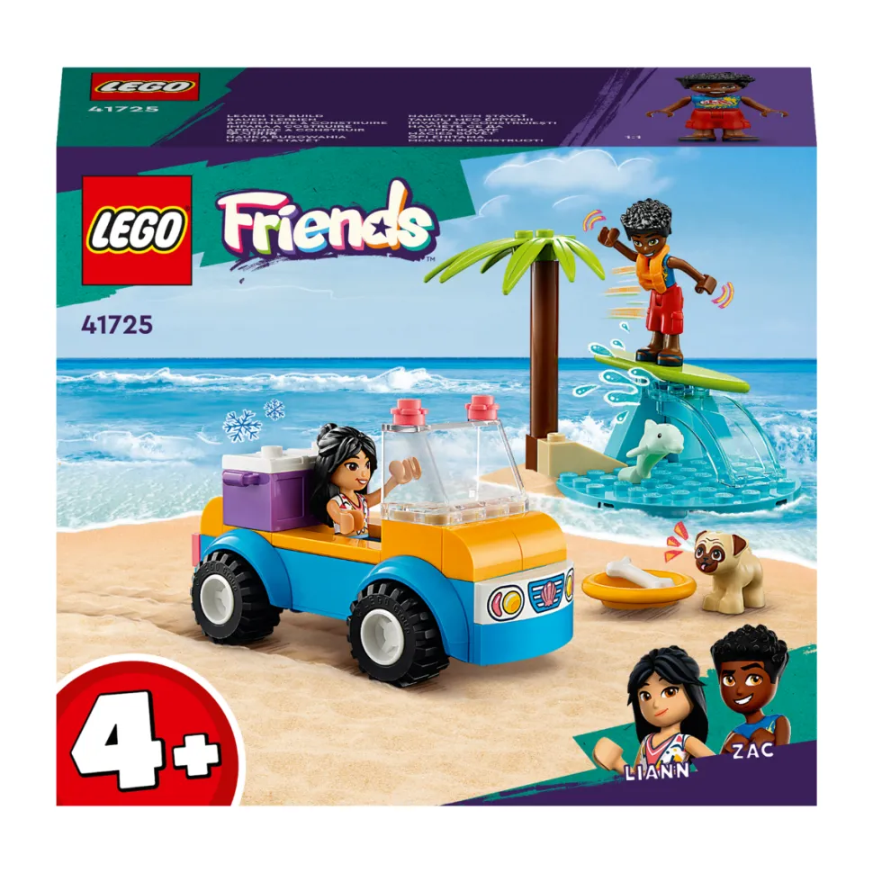 LEGO® 41725 Friends Beach Buggy Fun Playset with Toy Car