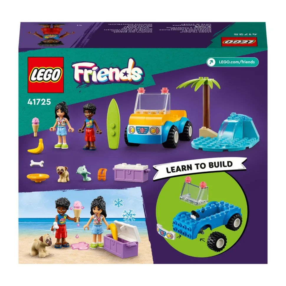 LEGO® 41725 Friends Beach Buggy Fun Playset with Toy Car
