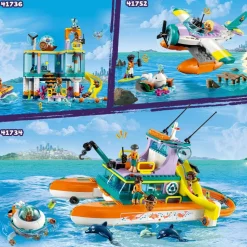 LEGO® 41752 Friends Sea Rescue Plane Toy with Whale Figure