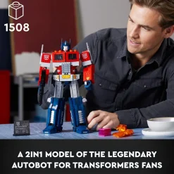 LEGO® 10302 Icons Optimus Prime, Transformers Robot Model Set