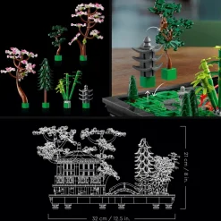 LEGO® 10315 Icons Tranquil Garden Botanical Set with Flowers