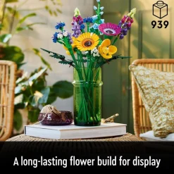 LEGO® 10313 Icons Wildflower Bouquet Flowers Set for Adults