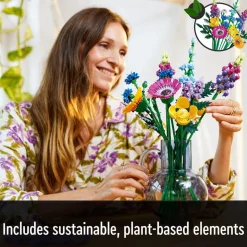 LEGO® 10313 Icons Wildflower Bouquet Flowers Set for Adults