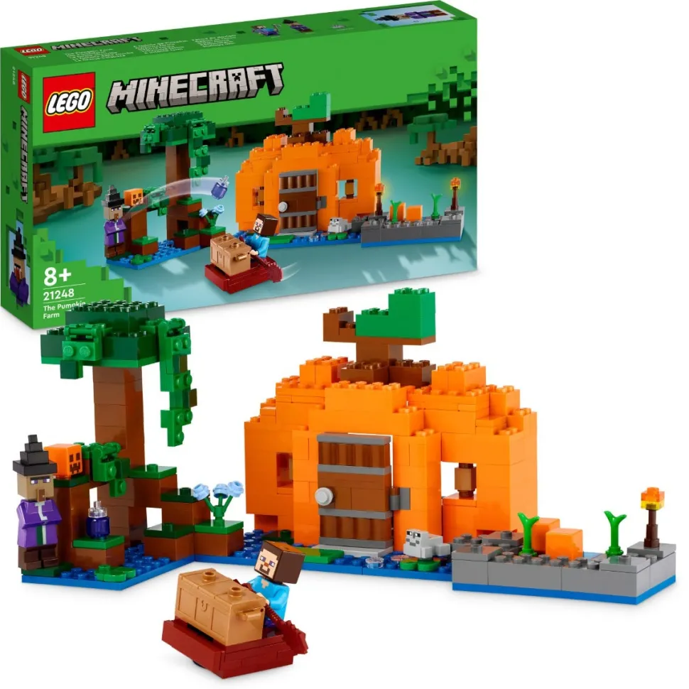 LEGO® 21248 Minecraft The Pumpkin Farm Set With Steve Figure