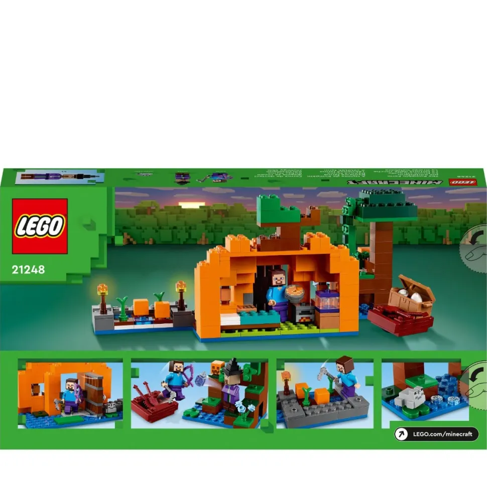 LEGO® 21248 Minecraft The Pumpkin Farm Set With Steve Figure