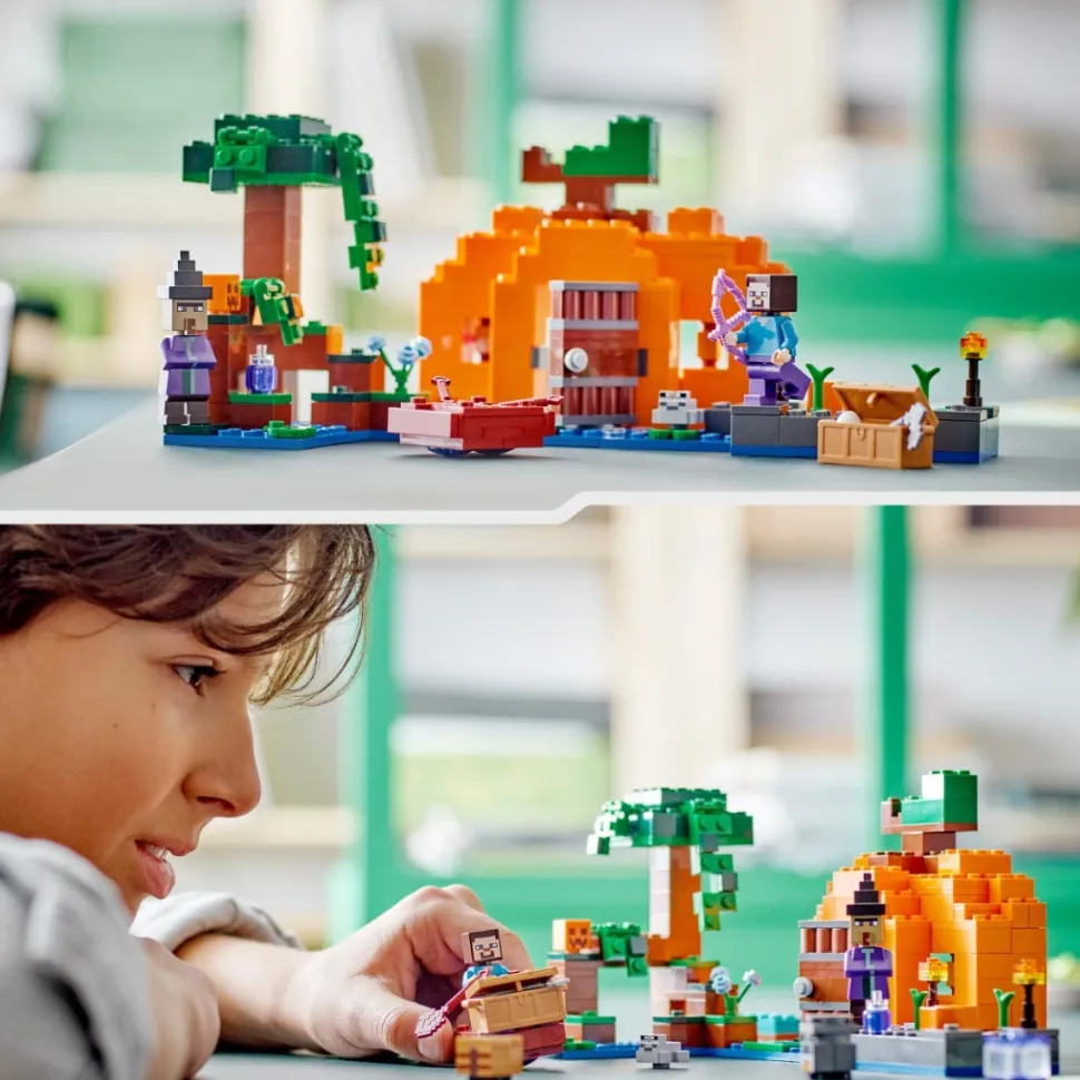 LEGO® 21248 Minecraft The Pumpkin Farm Set With Steve Figure