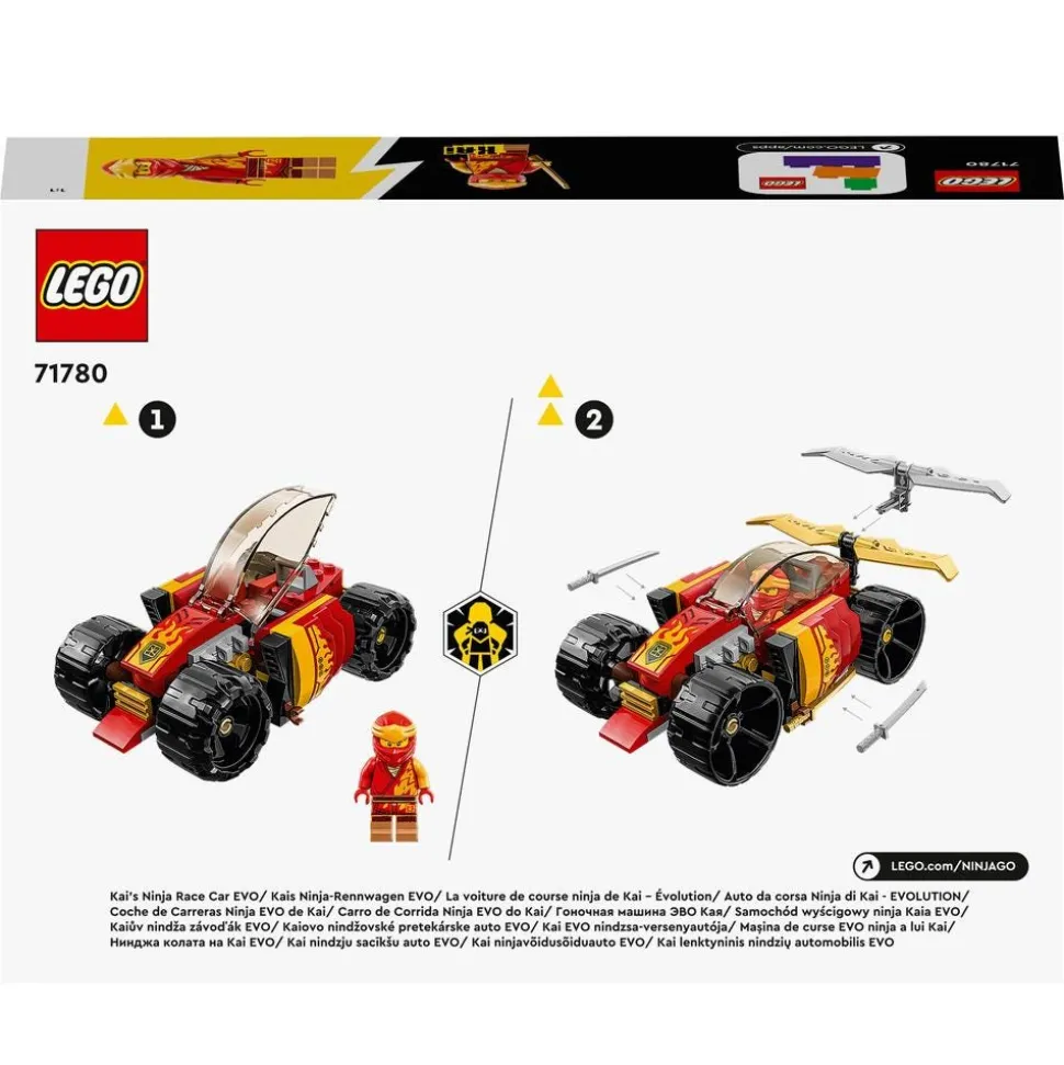 LEGO® 71780 Ninjago Kai’s Ninja Race Car Evo Toy Building Set