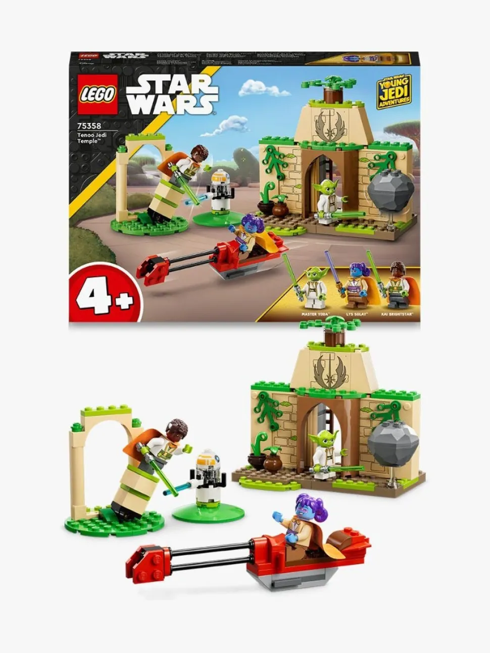 LEGO® 75358 Star Wars Tenoo Jedi Temple 4+ Set with Yoda
