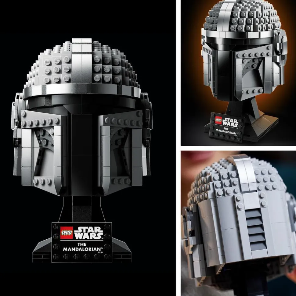 LEGO® 75328 Star Wars The Mandalorian Helmet Model Adult Set