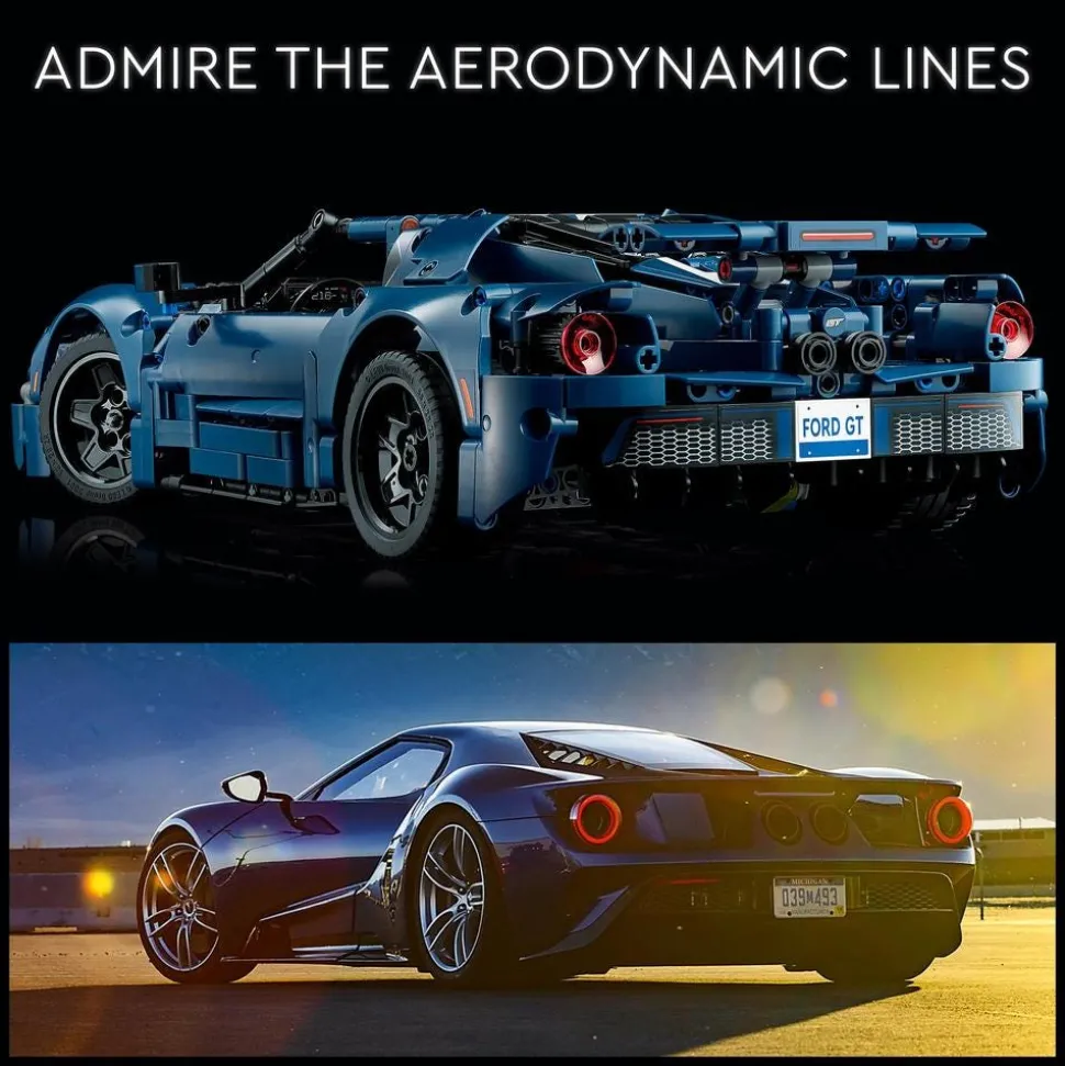 LEGO® 42154 Technic 2022 Ford GT Car Model Set for Adults