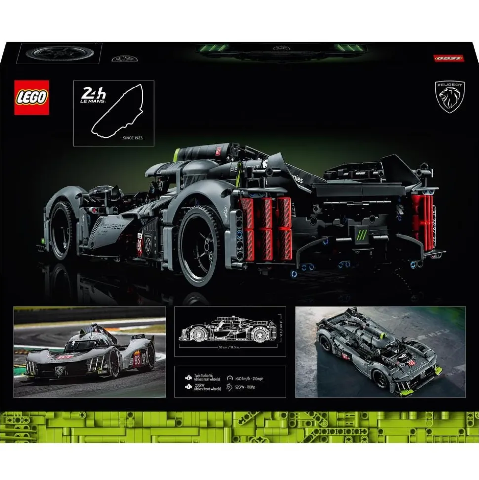LEGO® 42156 Technic PEUGEOT 9X8 24H Le Mans Hybrid Hypercar