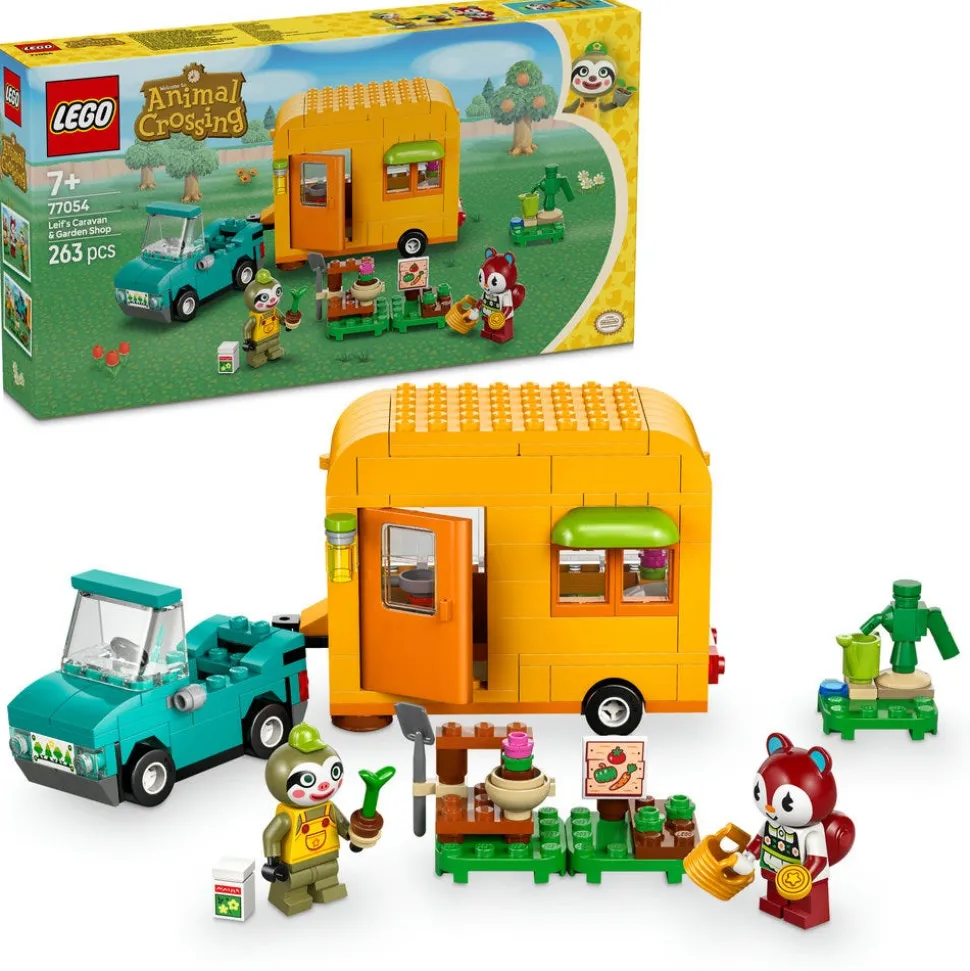 LEGO® Animal Crossing Leif’s Caravan & Garden Shop Toy 77054