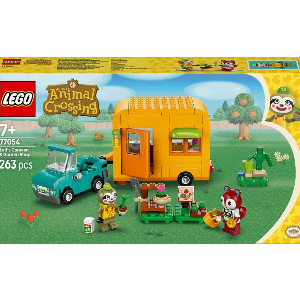 LEGO® Animal Crossing Leif’s Caravan & Garden Shop Toy 77054