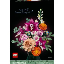 LEGO® Botanicals Pretty Pink Flower Bouquet Decor Set 10342