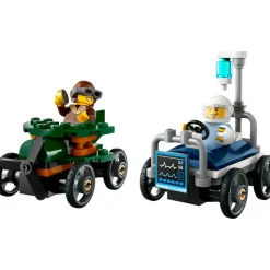 LEGO® City Aeroplane vs. Hospital Bed Race Car Pack 60459