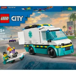 LEGO® City Emergency Ambulance Toy Set with Minifigures 60451