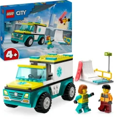 LEGO® City Emergency Ambulance and Snowboarder 60403