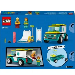 LEGO® City Emergency Ambulance and Snowboarder 60403