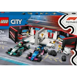 LEGO® City F1 Garage & Mercedes-AMG & Alpine Cars Set 60444