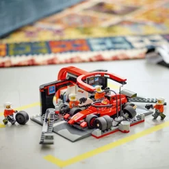 LEGO® City F1 Pit Stop & Pit Crew with Ferrari Car Toy 60443