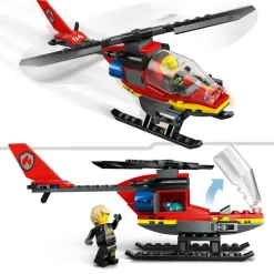LEGO® City Fire Rescue Helicopter Building Set 60411