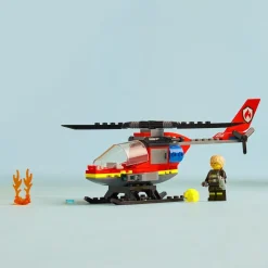 LEGO® City Fire Rescue Helicopter Building Set 60411