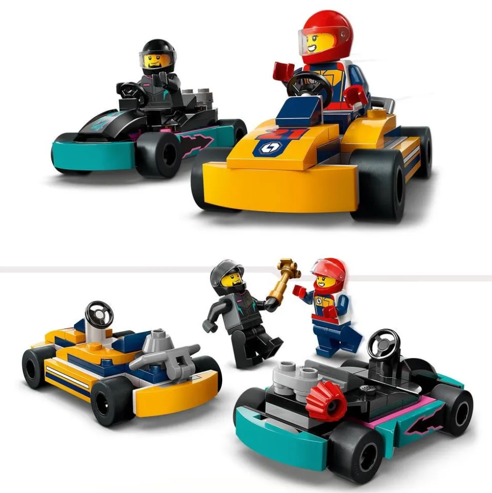 LEGO® City Go-Karts and Race Drivers Toy Set 60400