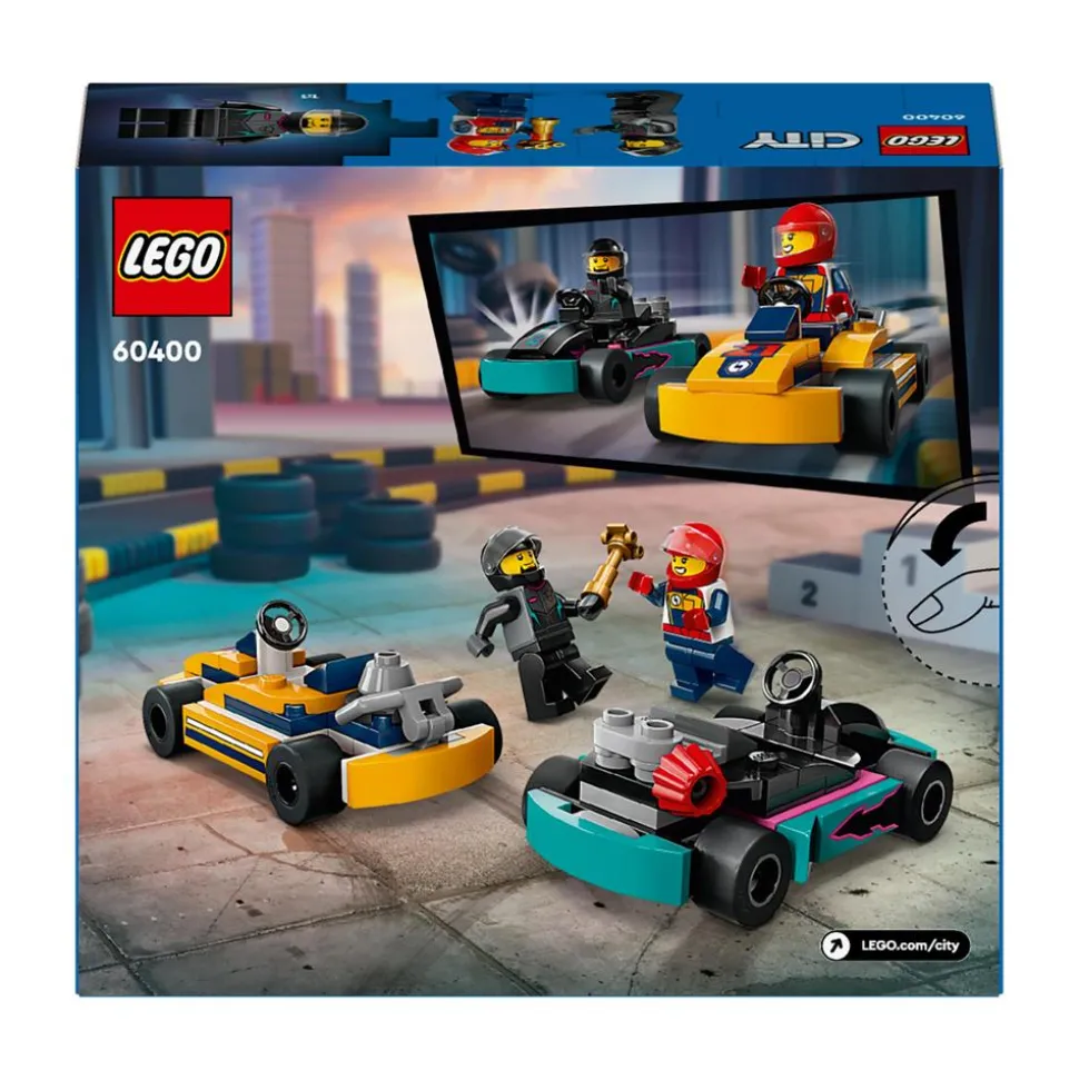 LEGO® City Go-Karts and Race Drivers Toy Set 60400