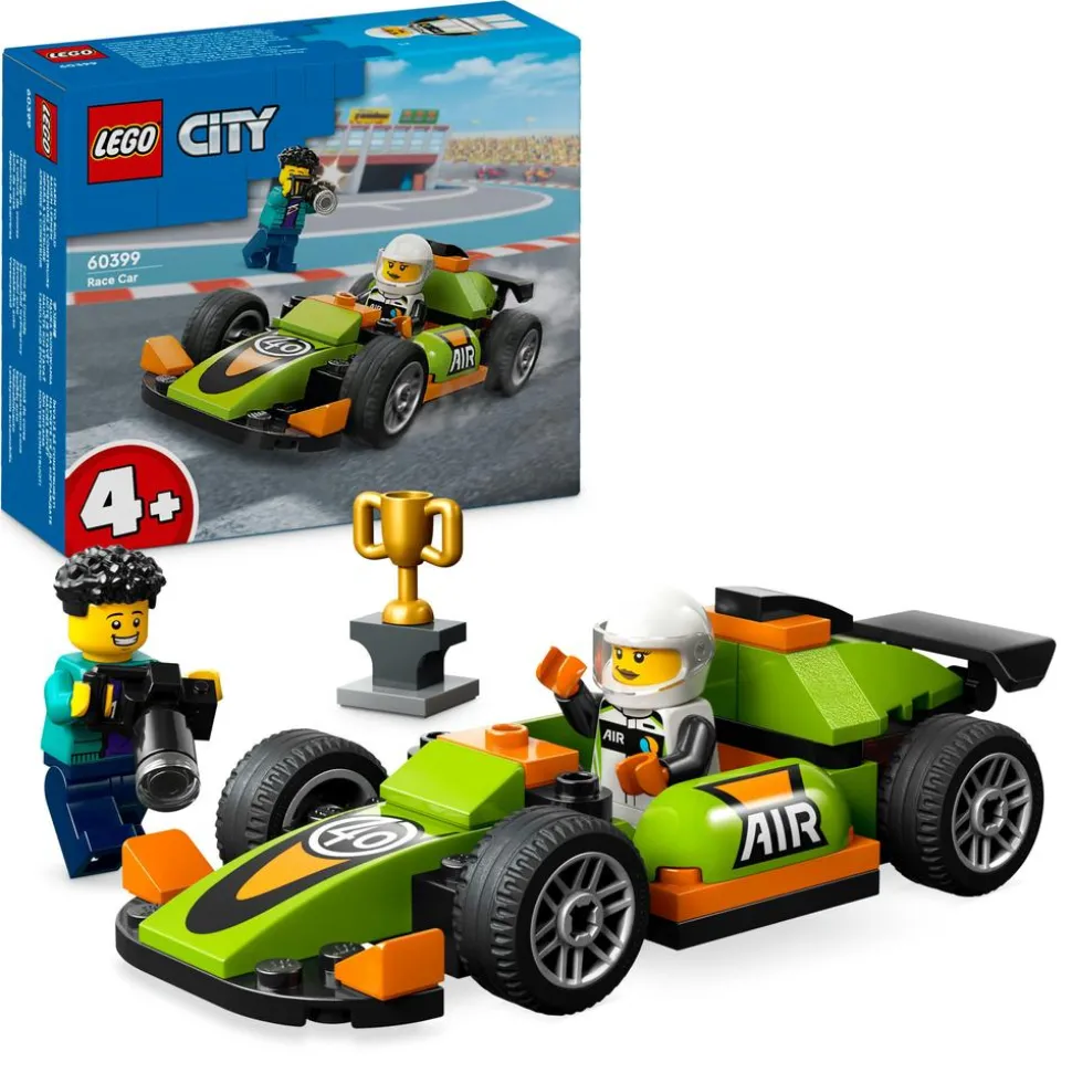 LEGO® City Green Race Car Racing Vehicle Toy 60399